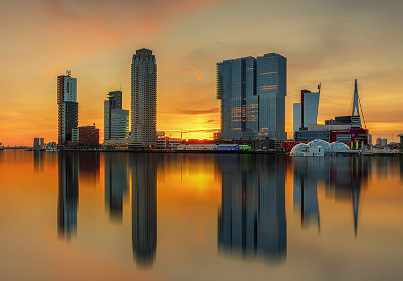 149)Sunset at the Wilhelminapier.jpg